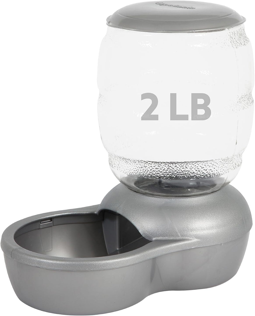 Petmate Replendish Feeder with Automatic Cat and Dog Feeder Grey, Made in USA