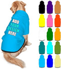 Custom Dog Hoodie Personalized Photo Text Logo Name Dog Clothes, Soft & Warm by Mynvzrk