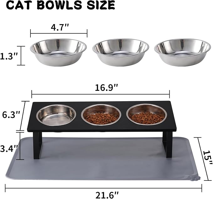 Upgraded Elevated Cat Bowls - Image 5