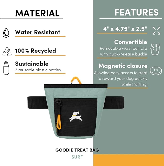 OllyDog, Goodie Treat Bag, Dog Treat Training Pouch | Magnetic Closure | 3 Ways - Image 6