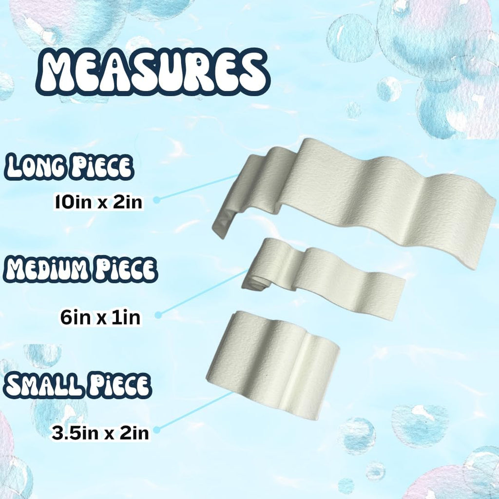 REEFSHAPE Aquarium or Terrarium Substrate Cliffs Combo Pack | Separate Substrate Layers in Aquariums or Terrariums to Create Cliffs & Depth | Made in USA (Cliff Combo, White)