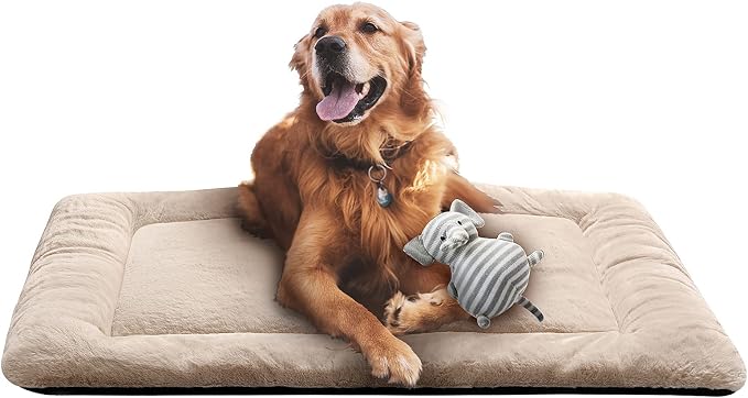 Dog Beds Crate Pad for Large Dogs Ultra Soft Dog Crate Bed Washable & Anti-Slip by VERZEY