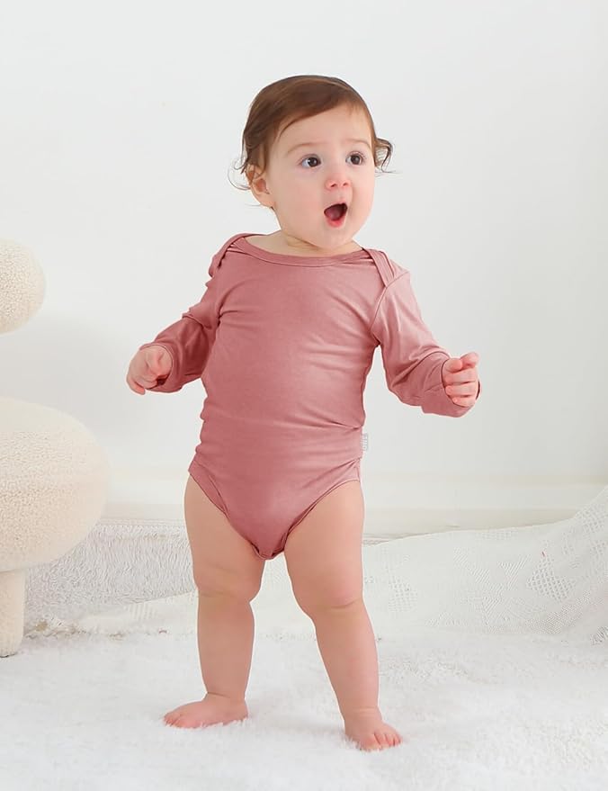 Jimonda Bamboo Baby Bodysuit Long Sleeve Infant Romper Soft Boy Girl Unisex Newborn Clothes One Piece Outfits Summer Fall