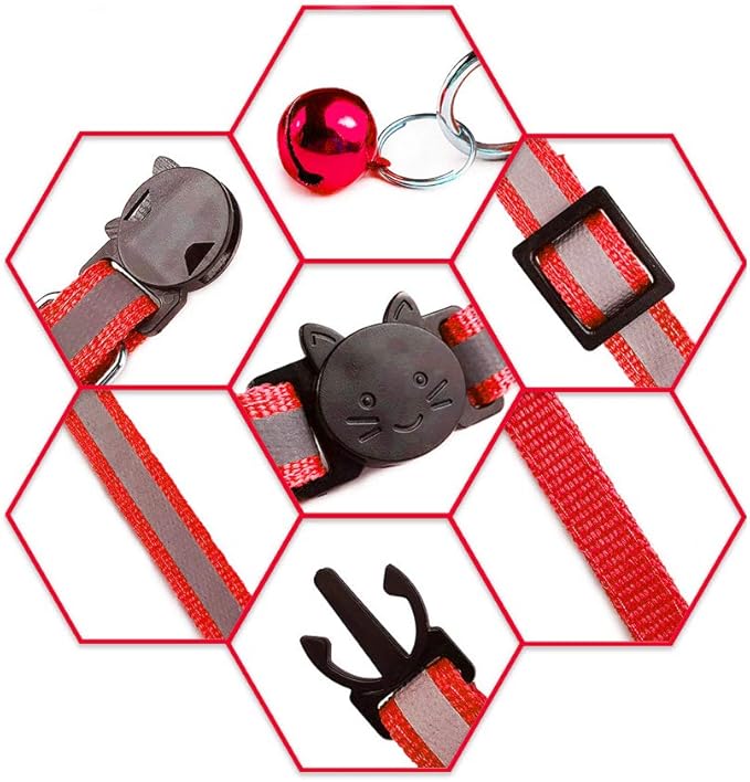 Breakaway Reflective Nylon Cat Collars - Image 3
