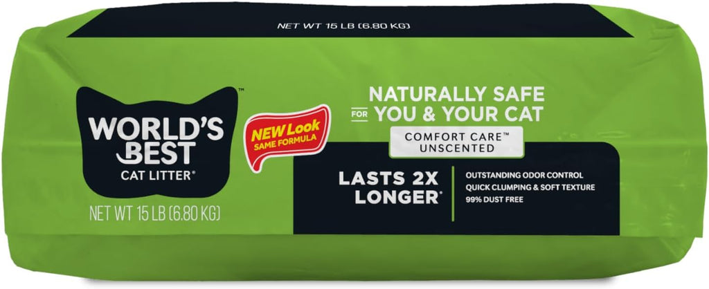 WORLD'S BEST CAT LITTER Comfort Care Unscented 15-Pounds - Image 9