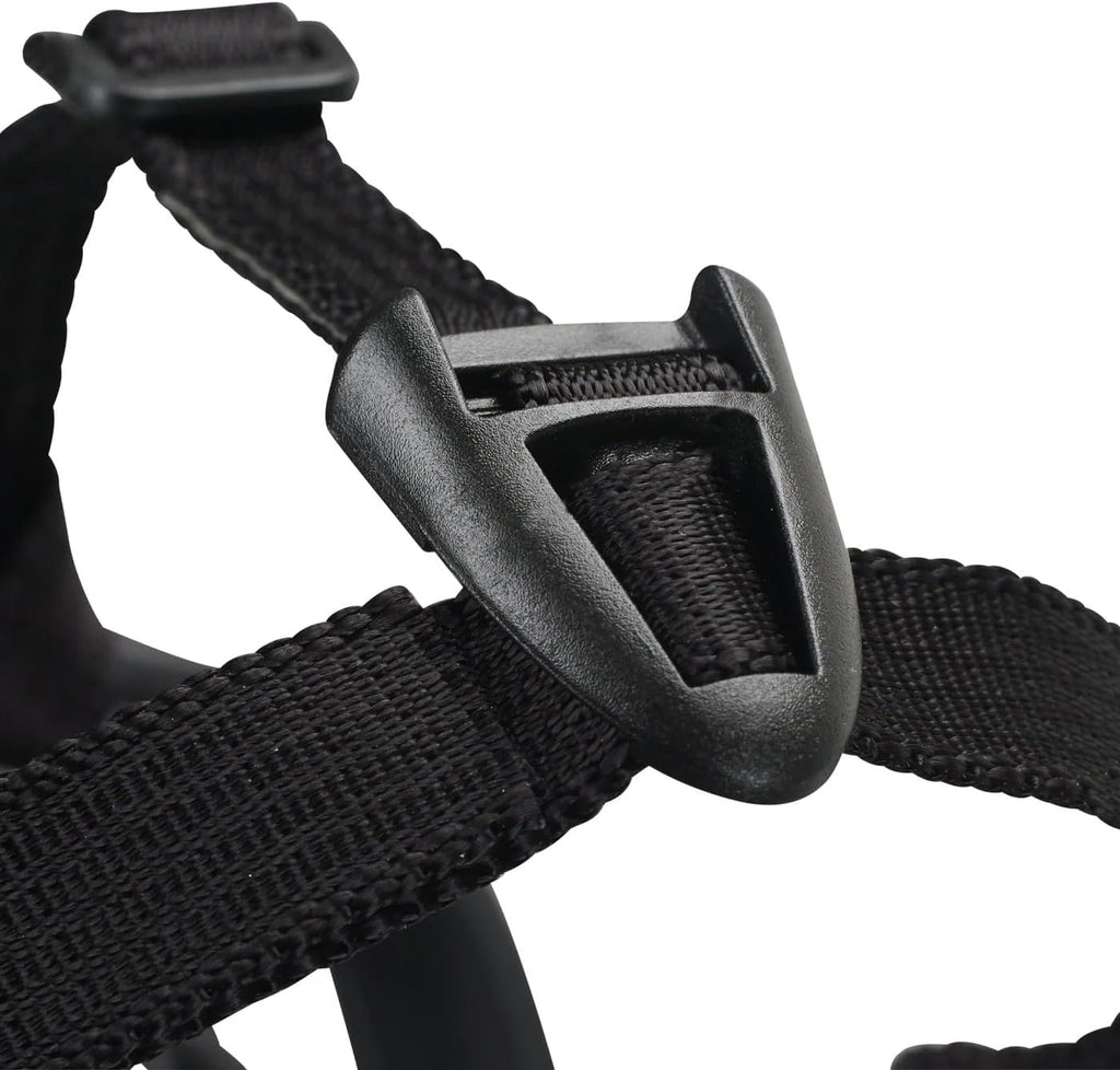 BASKERVILLE ULTRA MUZZLE - Patented Humane Design, Breathable, Dog can Pant and Drink, Adjustable, Padded, Training Muzzle for Medium-sized Dogs, Prevents Biting, Wildlife Scavenging (Size 4, Black)