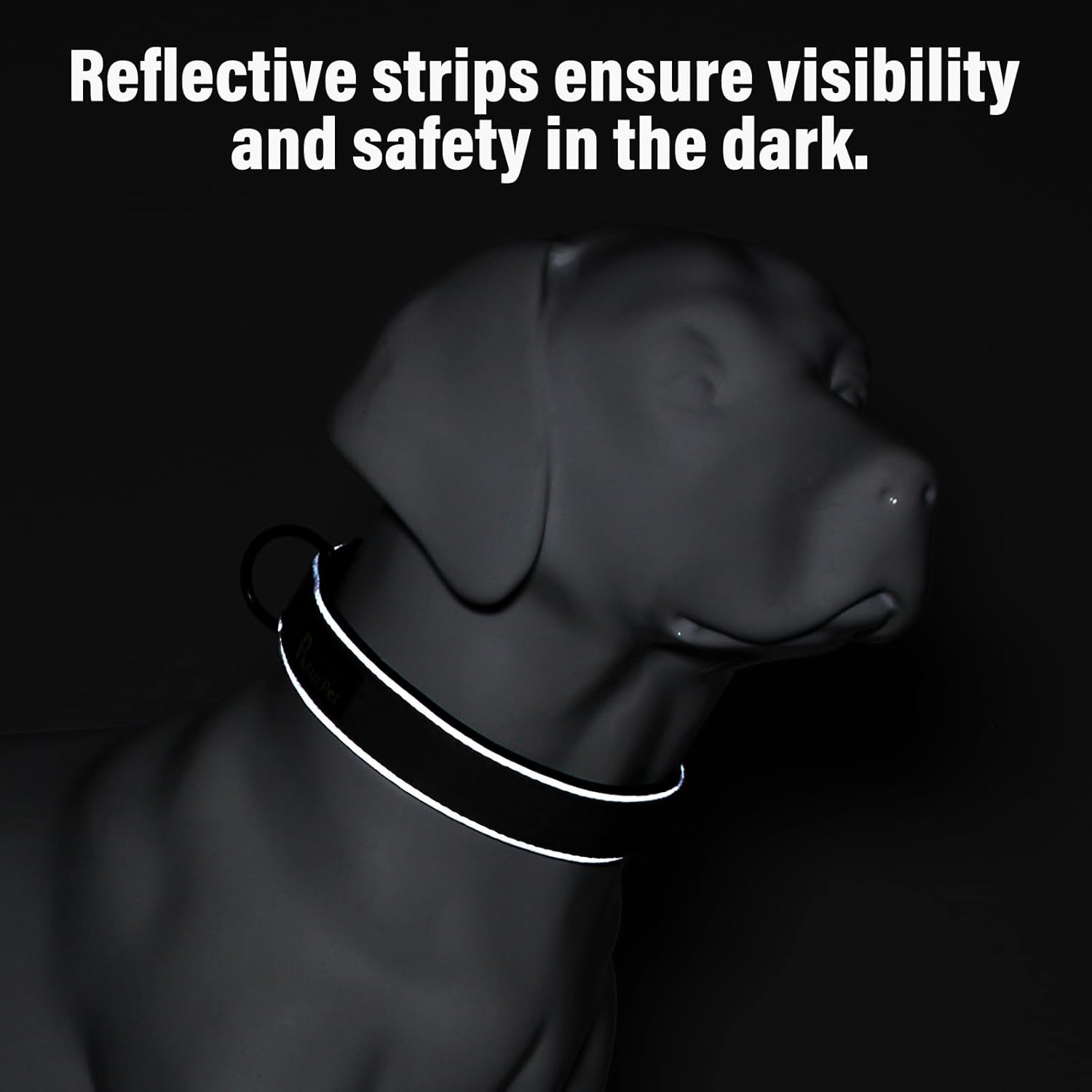 Plutus Pet Tactical Dog Collar, Reflective, Adjustable Heavy Duty Dog Collar, Soft Padded and Comfortable, for Small Medium and Large Dogs (Brown, XS)
