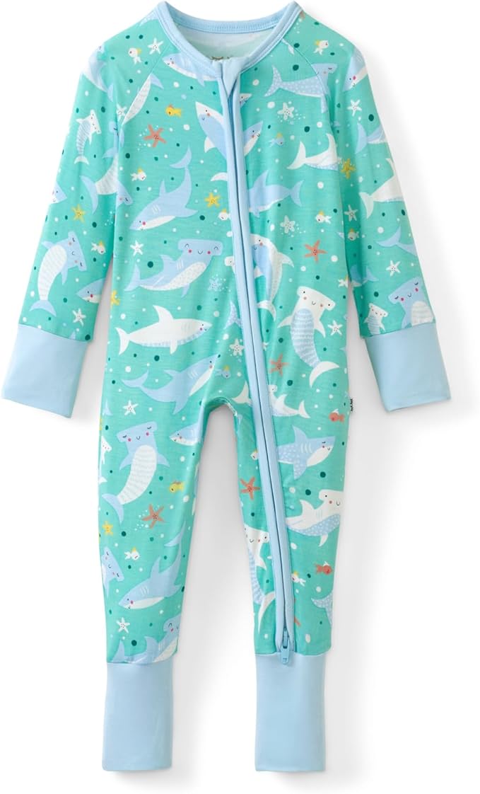 Little Sleepies Pajamas for Baby Boys & Girls, Viscose from Bamboo Baby Pajamas, Preemie & Newborn Sleepers, 2-Way Zipper PJs