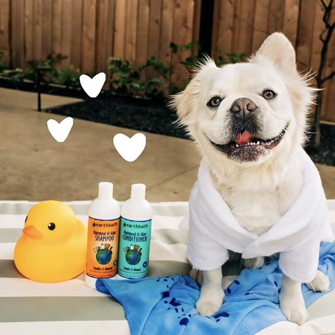earthbath Vanilla & Almond Dog Shampoo and Conditioner Set - Image 5