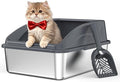 AIPERRO Stainless Steel Litter Box | Metal Kitty Litter Box by AIPERRO