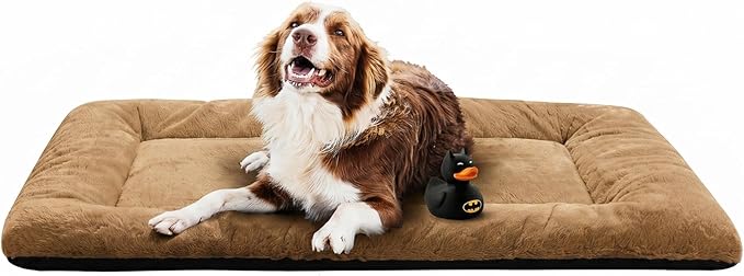 Dog Beds Crate Pad for Extral Large Dogs Fit Metal, Ultra Soft, Washable & by VERZEY