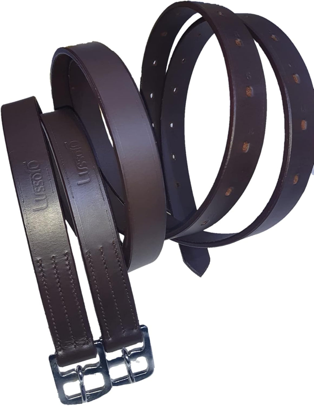 Stirrup Leathers for Horse Genuine Leather English Riding Stirrup Leathers