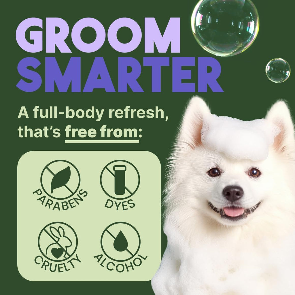 TropiClean Whitening Dog Shampoo, Whitening & Brightening, For All Coat & Color Types, Puppy Safe, Made in the USA, Cat Friendly, 20oz.
