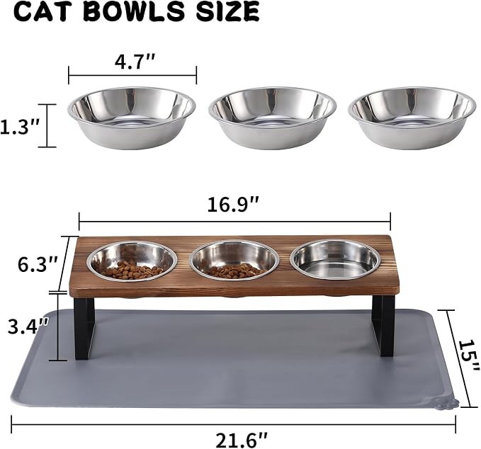 Upgraded Elevated Cat Bowls - Image 5