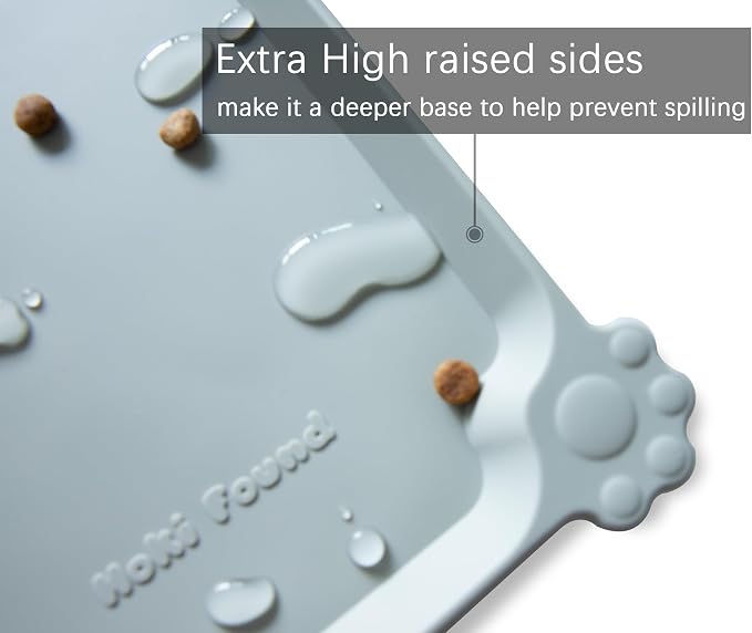 Hoki Found X-Large Silicone Pet Food Mats Tray - Image 2
