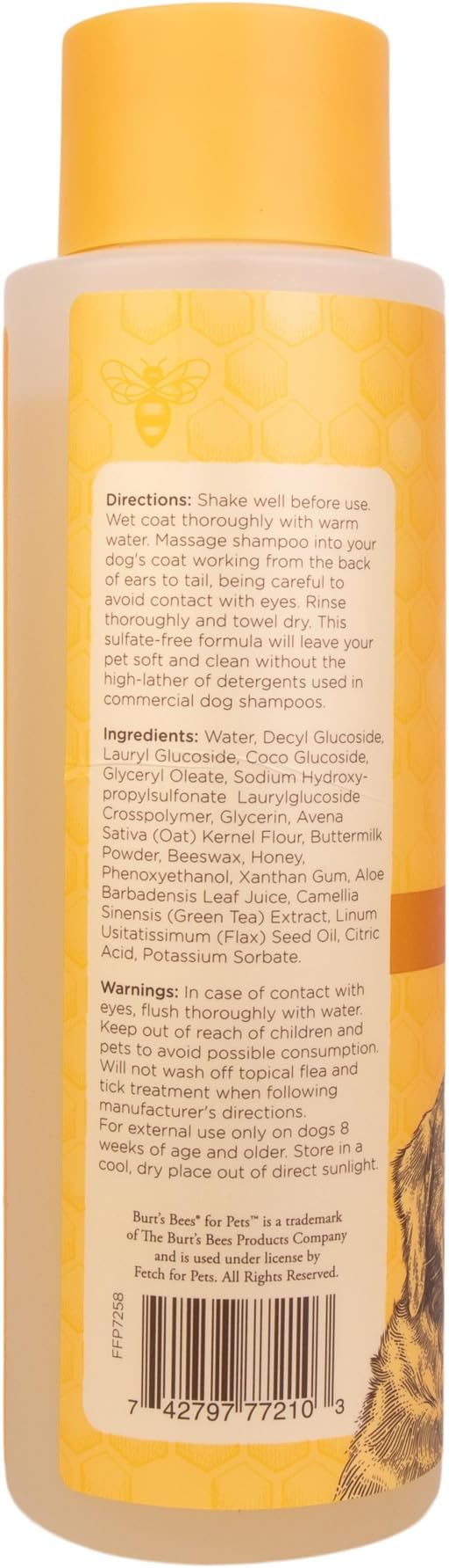 Burt's Bees for Pets Oatmeal Dog Shampoo - Image 11