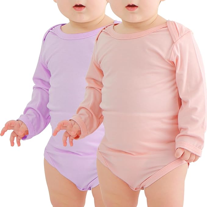 Jimonda Bamboo Baby Bodysuit Long Sleeve Infant Romper Soft Boy Girl Unisex Newborn Clothes One Piece Outfits Summer Fall