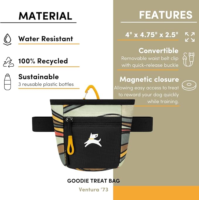 OllyDog, Goodie Treat Bag, Dog Treat Training Pouch | Magnetic Closure | 3 Ways - Image 9
