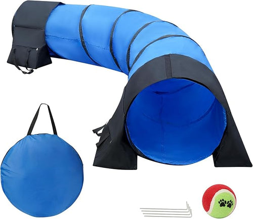 10 Foot Dog Agility Tunnel by RAINQUEEN