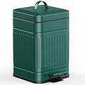 CEROELDA Small Trash Can with Lid-5L/1.3 Gal, Stainless Steel Outdoor Dog Poop by WelcometoCEROELDA