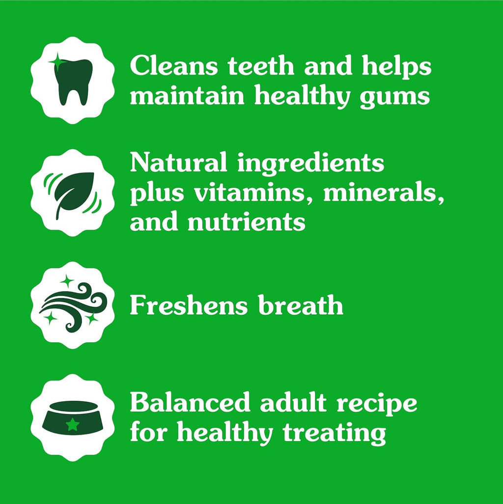 Greenies Petite Dental Dog Treats, 3-Flavor Variety Pack, (3) 12 oz. Pouches, 60 Total Treats