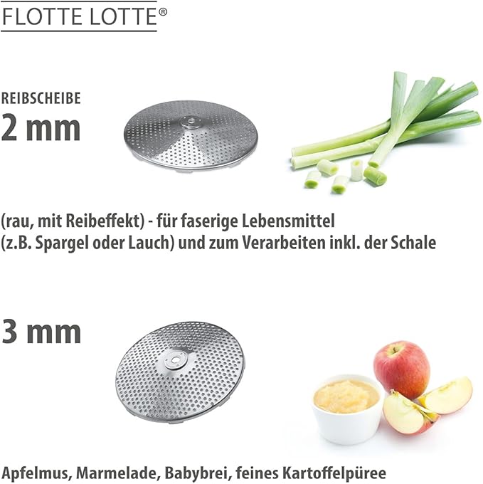 GEFU Stainless Steel Food Mill FLOTTE LOTTE