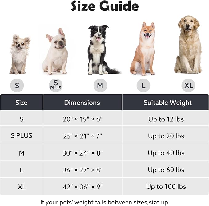 JOEJOY Large Dog Beds Large Sized Dog, Washable Orthopedic Premium Soft - Image 5