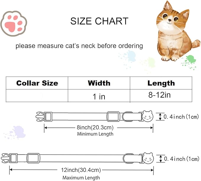 Cat Collar-2 Pack Cat Collars Goose & Dill Cat Collar Breakaway - Image 7