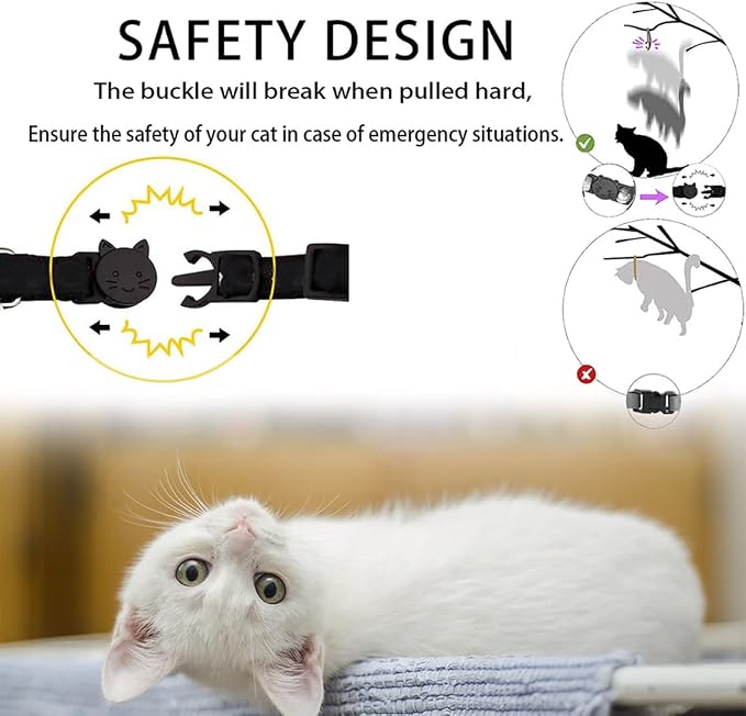 Airtag Cat Collar Breakaway, Safety Kitten Collar - Image 2