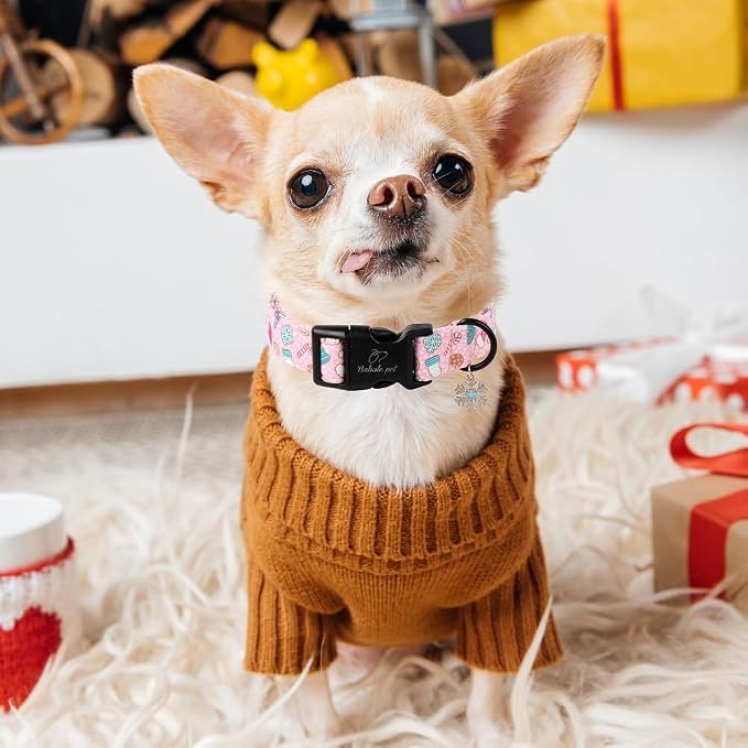 Christmas Dog Collar for Medium Dogs - Image 2