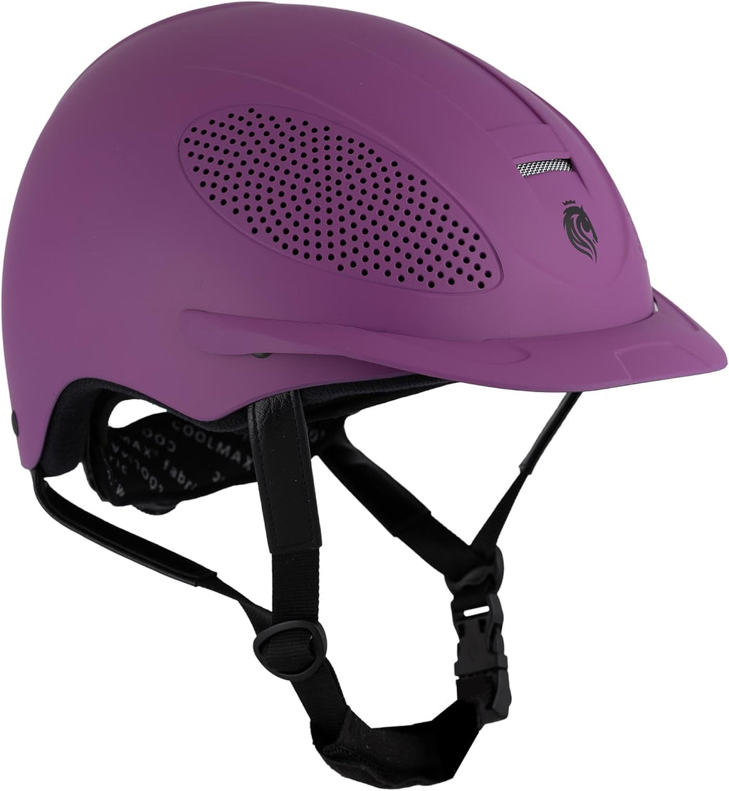 Equinavia Skylar Horse Riding Helmet – Lightweight Equestrian Helmet with Airflow Vents, Adjustable Dial & Removable Liner, ASTM F1163-23/SEI Certified