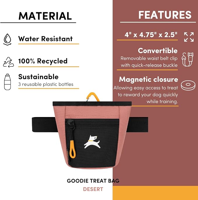 OllyDog, Goodie Treat Bag, Dog Treat Training Pouch | Magnetic Closure | 3 Ways - Image 7