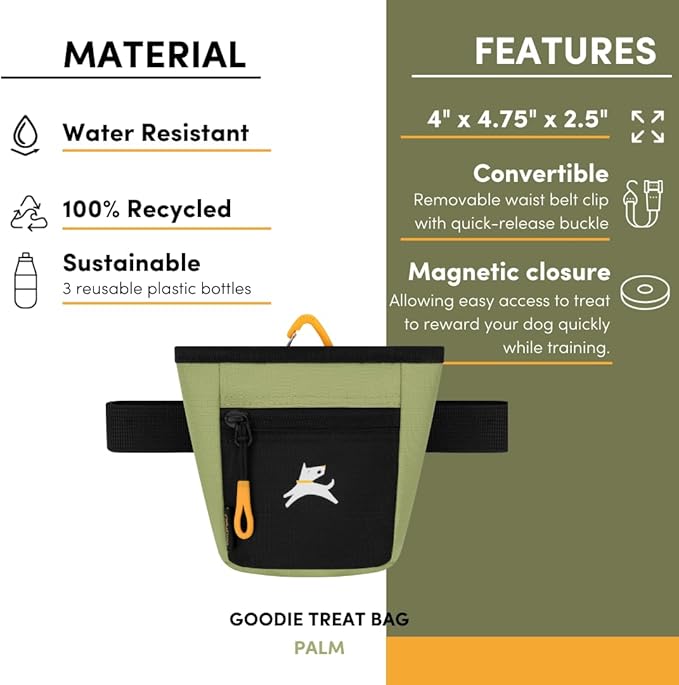 OllyDog, Goodie Treat Bag, Dog Treat Training Pouch | Magnetic Closure | 3 Ways - Image 7