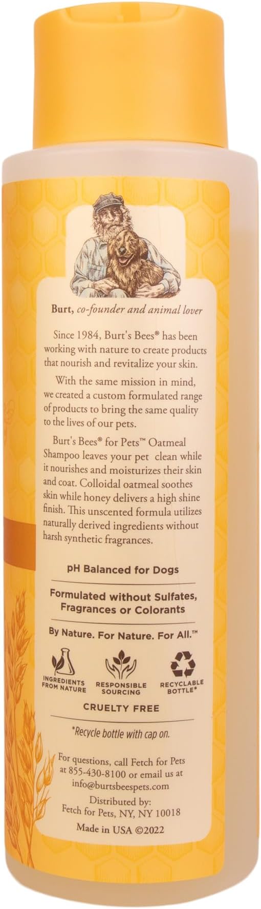 Burt's Bees for Pets Oatmeal Dog Shampoo - Image 10