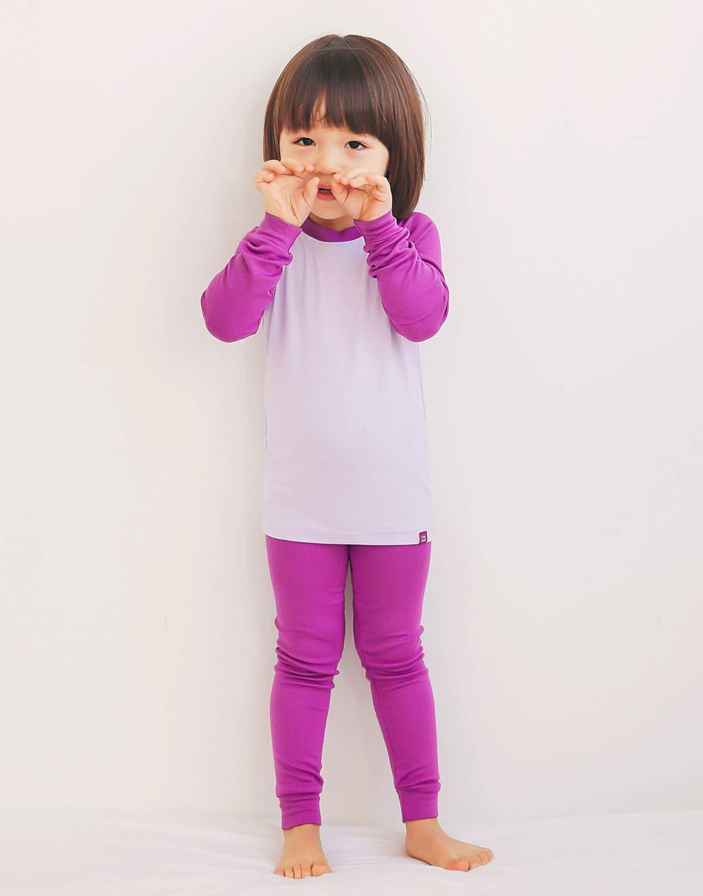 VAENAIT 6M-12Y Toddler Toddler Kids Toddler Girls Boys Soft Comfy Modal Tencel Solid Raglan Sleepwear Pajamas Pjs 2pcs Set