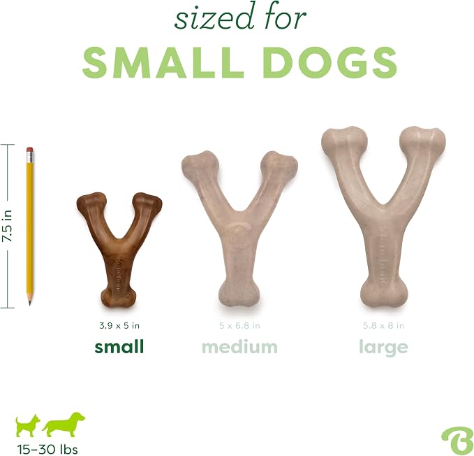 Benebone 3-Pack Wishbone Durable Dog Chew Toy - Image 4