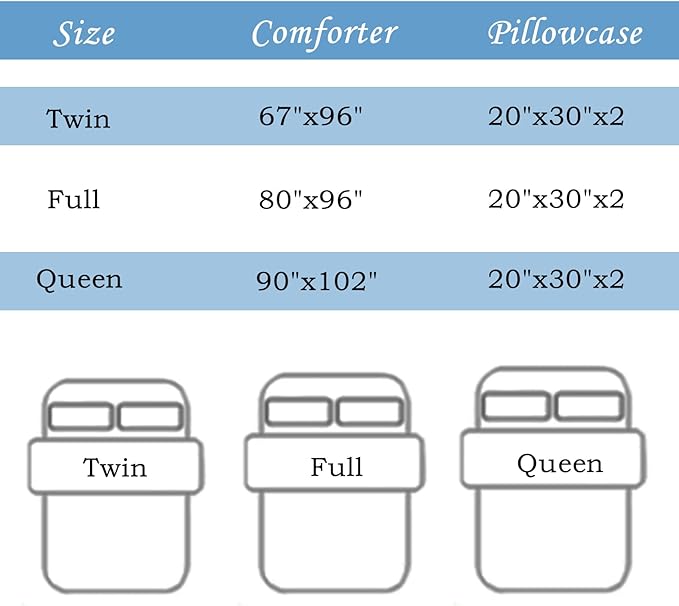 QOOMO Farm Animal Comforter,Pig Cow Sheep Comforter Set for Kids Teens Girls Boys,3Pcs Bedding Set Printed Comforter with 2 Pillowcases,Down Alternative,Soft and Lightweight，Queen Size