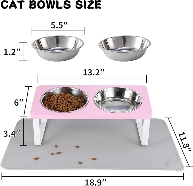 Upgraded Elevated Cat Bowls - Image 5