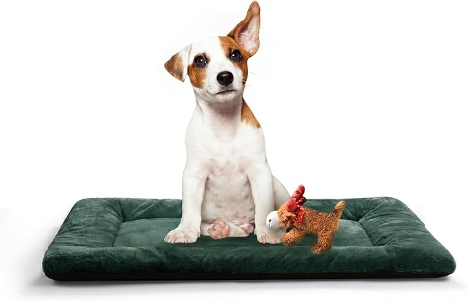 Dog Beds Crate Pad for Medium Dogs Fit Metal, Ultra Soft, Washable & Anti-Slip by VERZEY