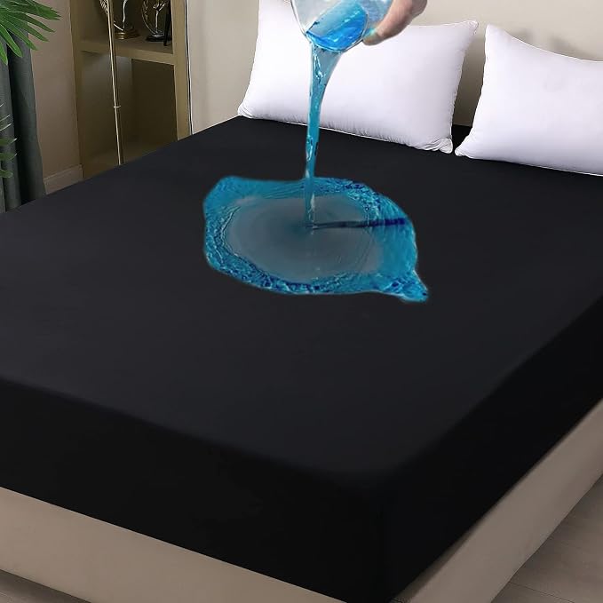 Twin Mattress Protector Waterproof, Fitted Sheet Style Breathable Mattress Cover by OHANO