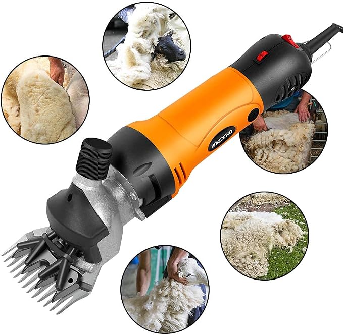 BEETRO 500W Electric Professional Sheep Shears, Animal Grooming Clippers - Image 8