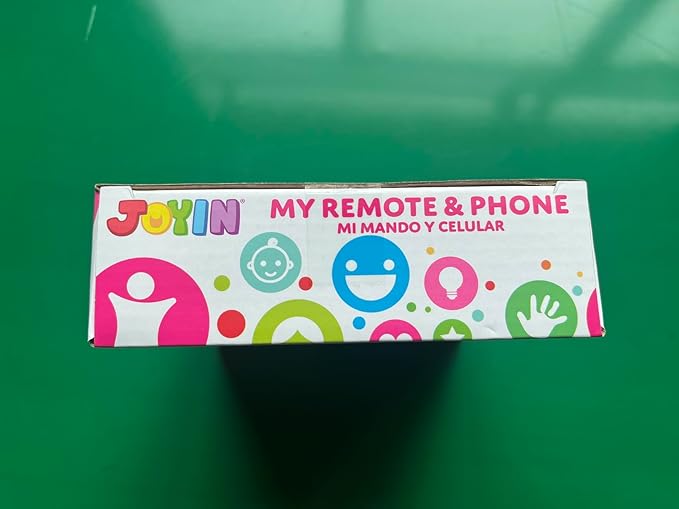 JOYIN Baby Learning Phone and Remote Toy for Toddler, Pink Smartphone Toys with Music for Infants, Kids, Holiday Stocking Stuffers, Birthday Gift for Girls, Gifts for Christmas