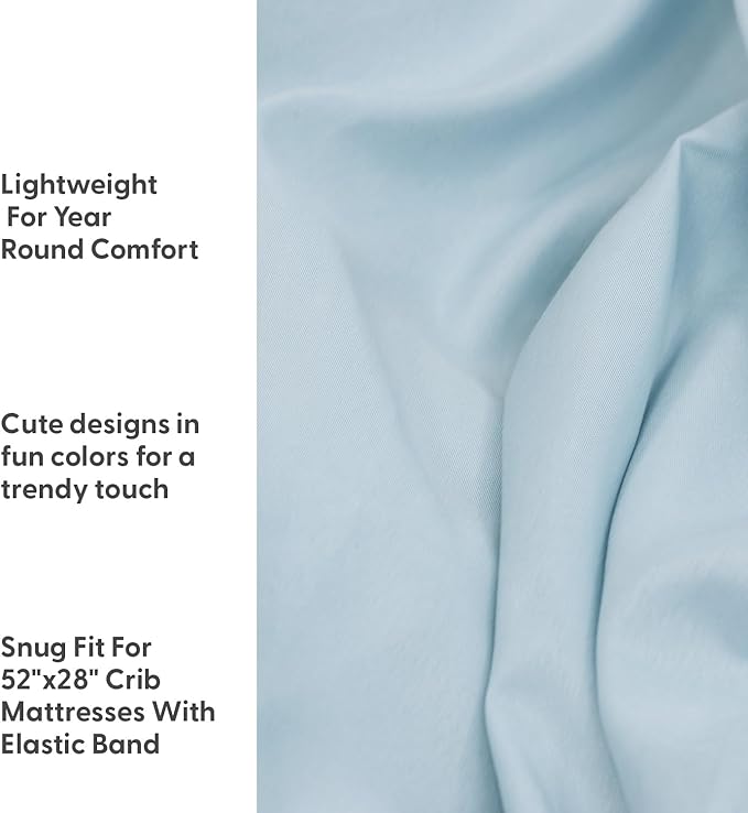 The Peanutshell 4-Pack Fitted Crib Sheet Set - Super Soft & Breathable Baby Boy Crib Sheets, Nursery Decor, Fit for Standard Mattress Cover- Dinosaur