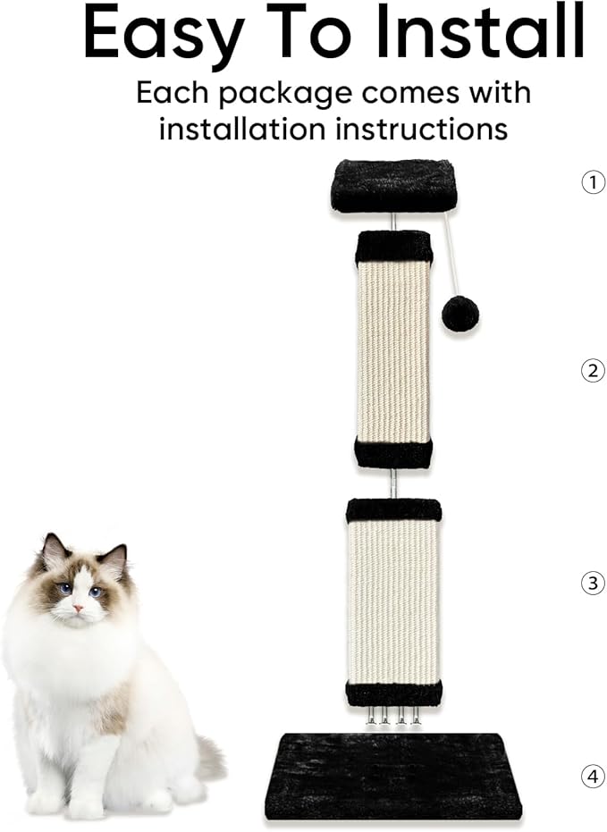 Cat Scratching Post, 32 Inch Cat Scratching Posts - Image 4