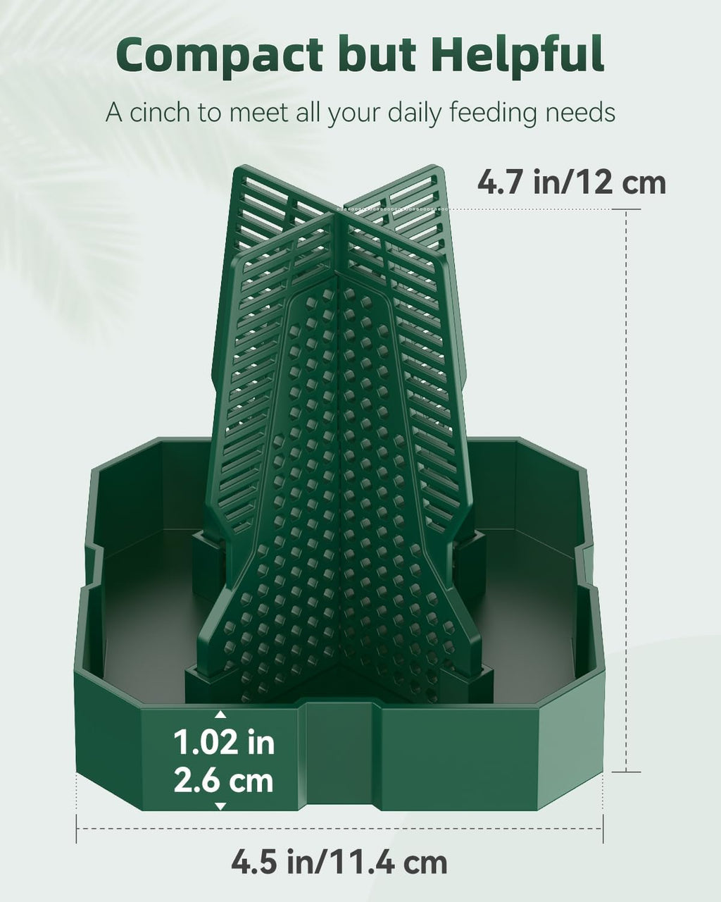 Pawfly Reptile Feeder Box, Chameleon Feeding Bowl, Climbable Chameleon Feeder, Bearded Dragon Food Keeper, Insect Container for Lizards, Geckos, and Frogs
