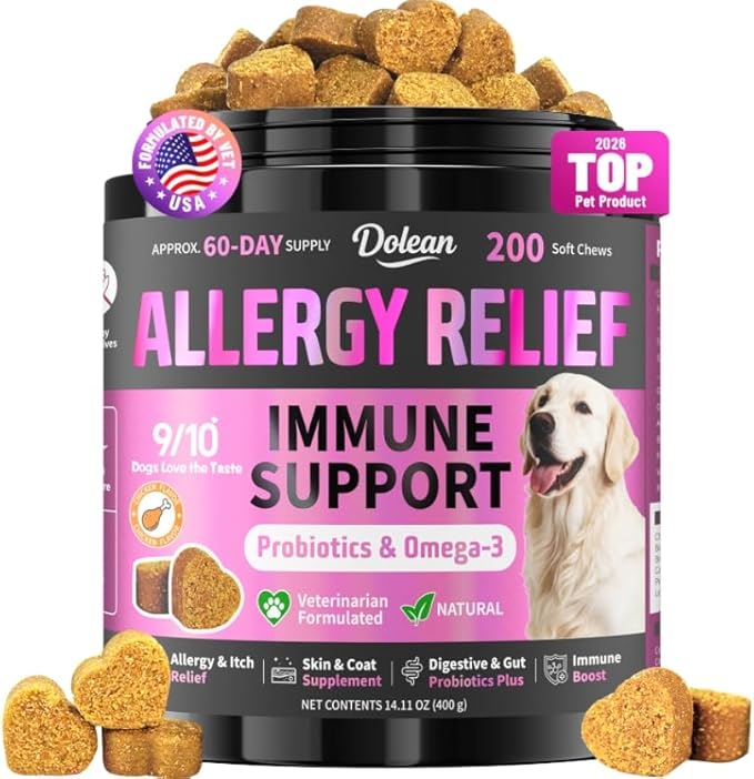 Dog Allergy Chews, Dog Allergy Relief by DoleanPetCare