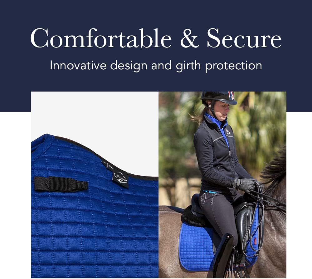 LeMieux Suede Dressage Square - English Saddle Pads for Horses - Equestrian Riding Equipment and Accessories