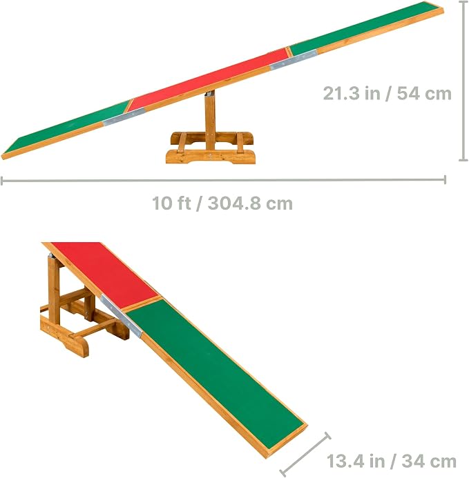 TRIXIE Agility Dog Seesaw with Contact Zones | Teeter Totter, Agility at Home - Image 7