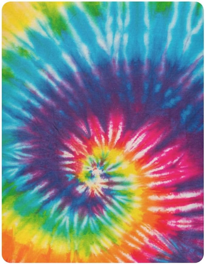 Tie Dye Rainbow Crib Sheets Soft Breathable Fitted Baby Crib Sheets Mattress Cover for Girl Boys, 52" x 28" x 9"
