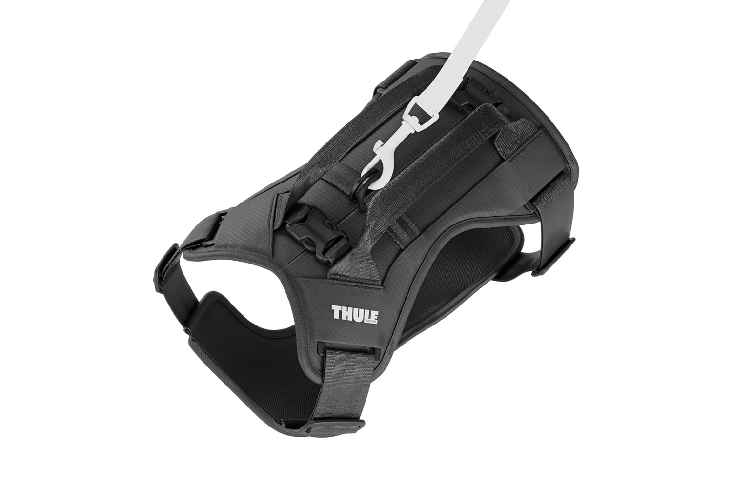 Thule Cappy Dog Harness M - Crash-Tested for Safety - Seatbelt passthrough - Adjustable & Easy to Clean - Padded Breathable mesh Panels - Leash Loop - Step-in Design